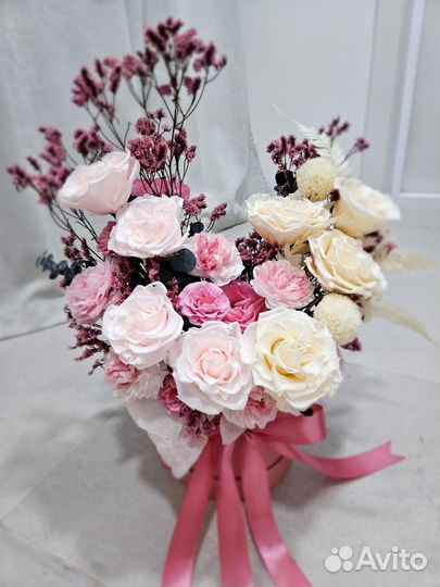 Букет из стабилизированных цветов