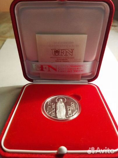 Монета Ватикан(Серебро)