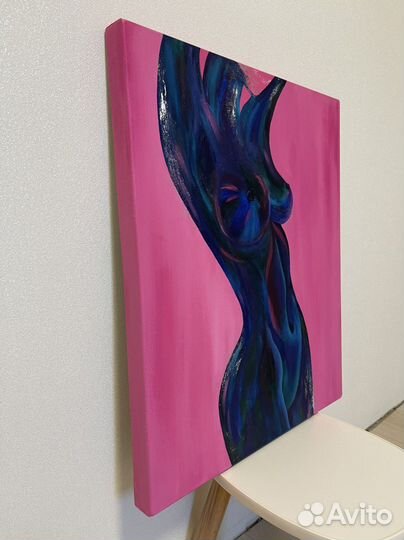 Картина акрилом на холсте
