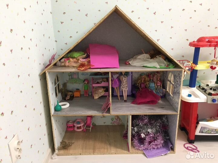 Домик кукольный для барби