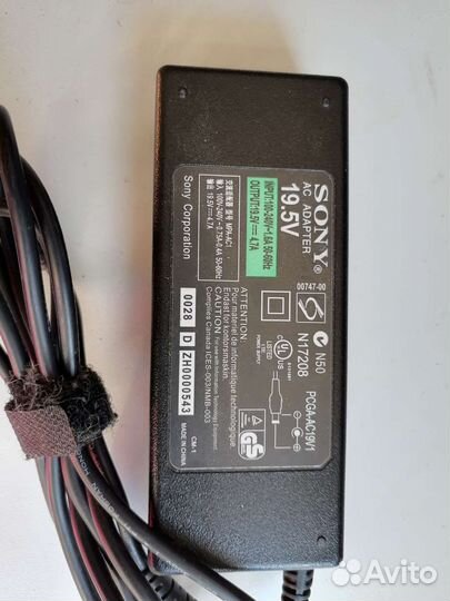 Блок питания для ноутбука sony vaio