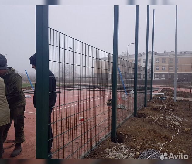 Забор из 3д сетки