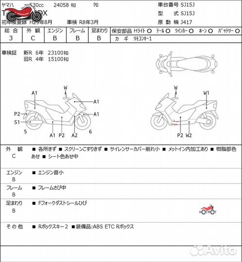 Yamaha tmax 2017г