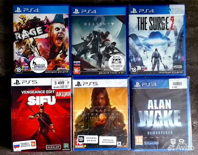 Игры для приставки ps4,ps5