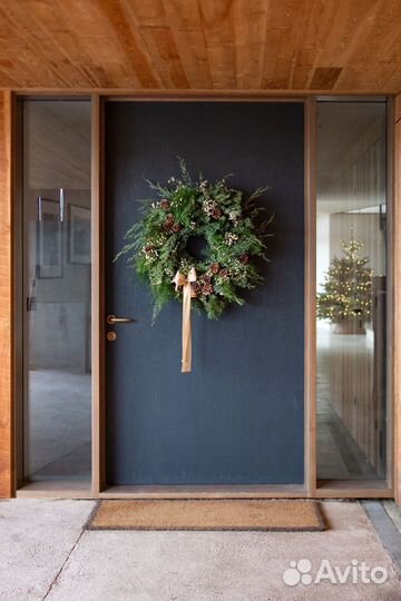 Новогодний венок и мастер-класс