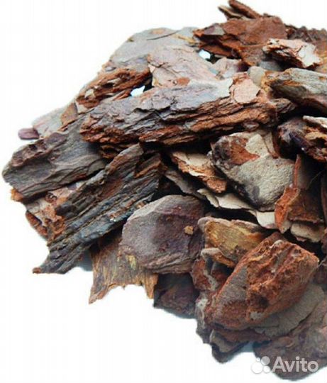 Мульча из коры сосны и лиственницы