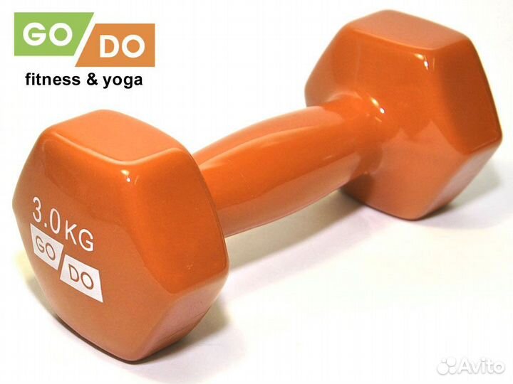 Гантели винил/неопрен 3 кг (пара)