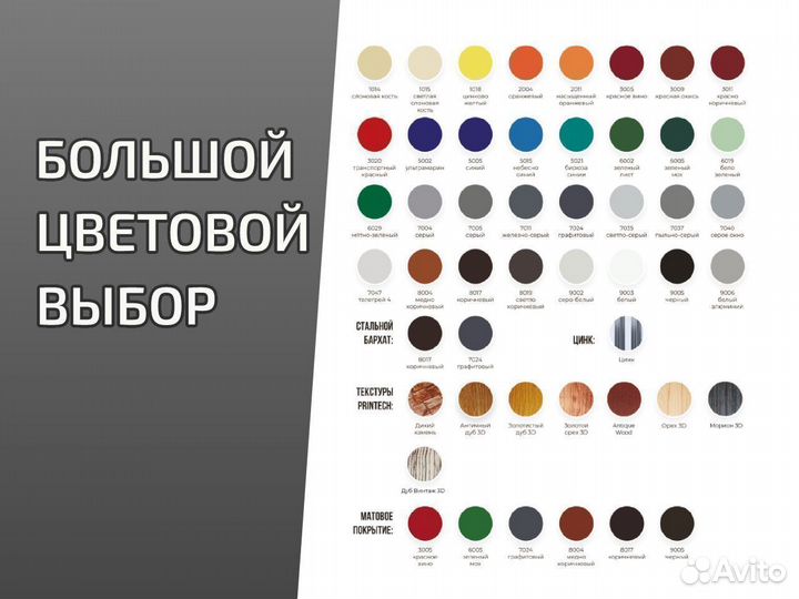 Профнастил для кровли / забора / фасада