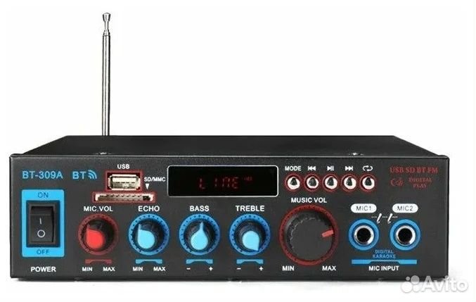 Аудио усилитель для колонок Ground BT-309A Bluetoo