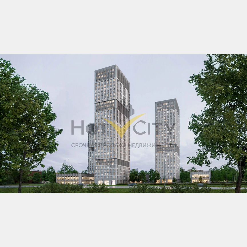 1-к. квартира, 42 м², 19/33 эт.