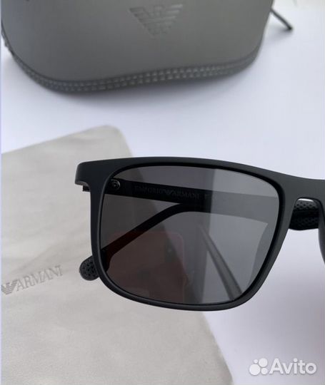 Очки emporio armani черные поляризационные