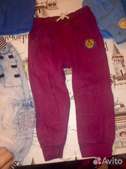 Вещи пакетом на мальчика 86-92 состояние разное