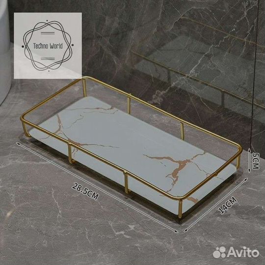 Мраморная полка, органайзер