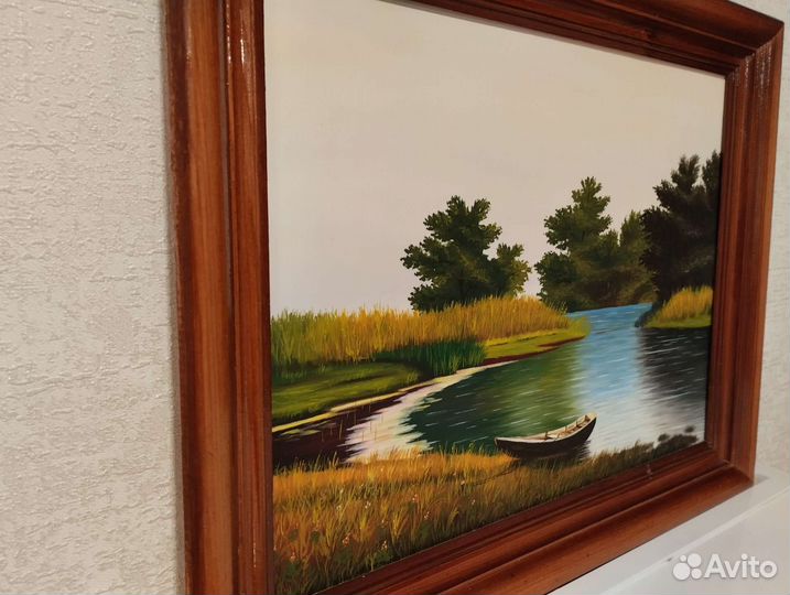 Картина маслом в раме 37*47см