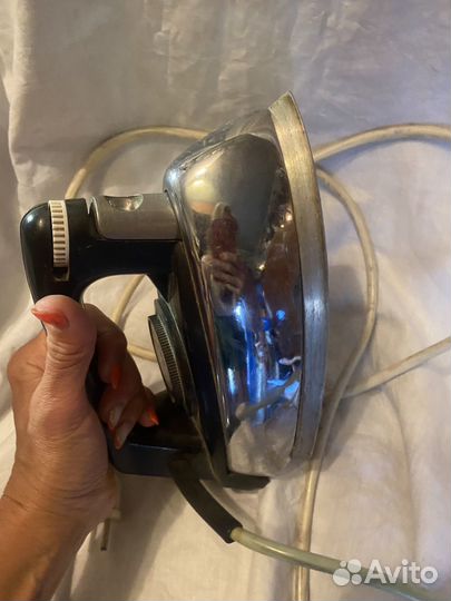 Утюг тяжелый Отечественный с отпаривателем СССР