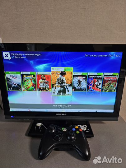Xbox 360 slim прошитый 250gb 31 игра freeboot