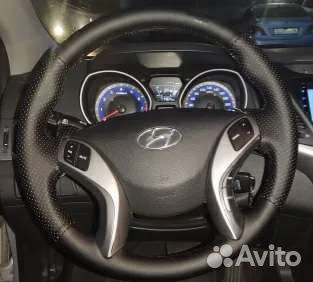 Кожаная оплетка на руль Hyundai I30