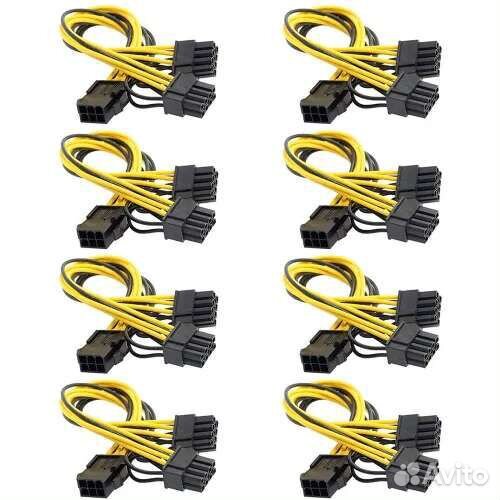 Кабель питания видеокарты 6+2pin
