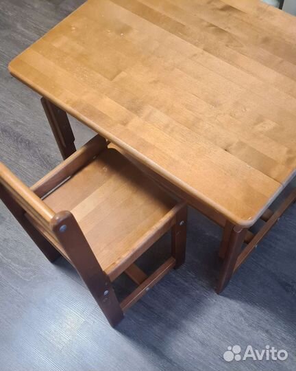 Растущая парта и стул