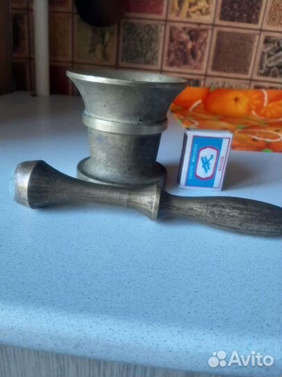 Ступка с пестиком,латунь бронза, ссср, торг есть