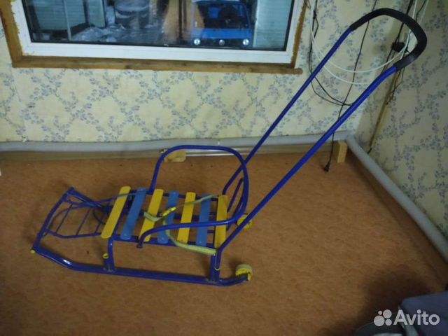 Детские санки с колесами
