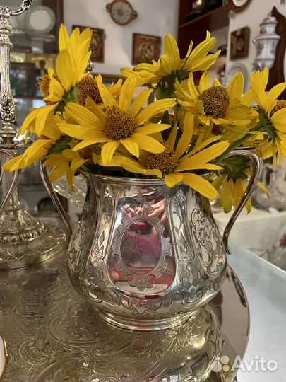 Антикварная бисквитница Англия