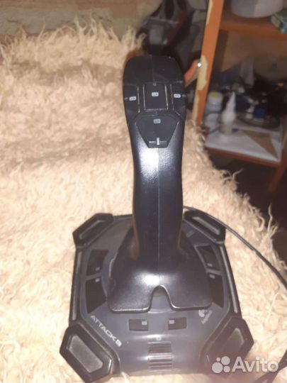 Джойстик logitech attack 3. Состояние нового. Рабо