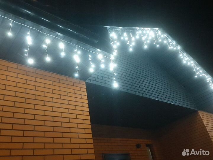 Гирлянда уличная бахрома