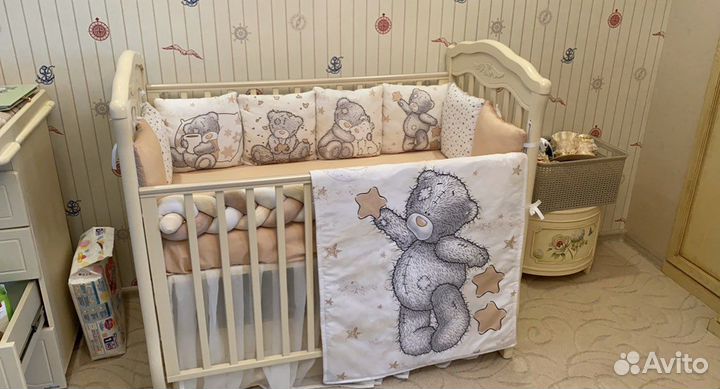 Кроватка гандылян с матрасом