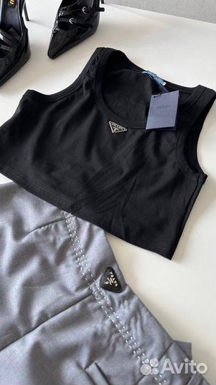 Стильный топ prada (new 2025)
