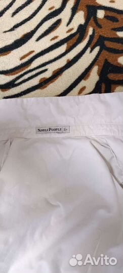 Рубашка белая школьная Noble People 134