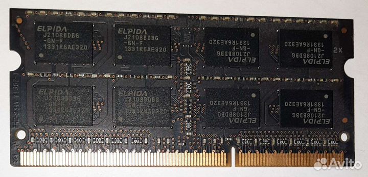 Оперативная память MacBook Pro Elpida DDR3 4+4GB
