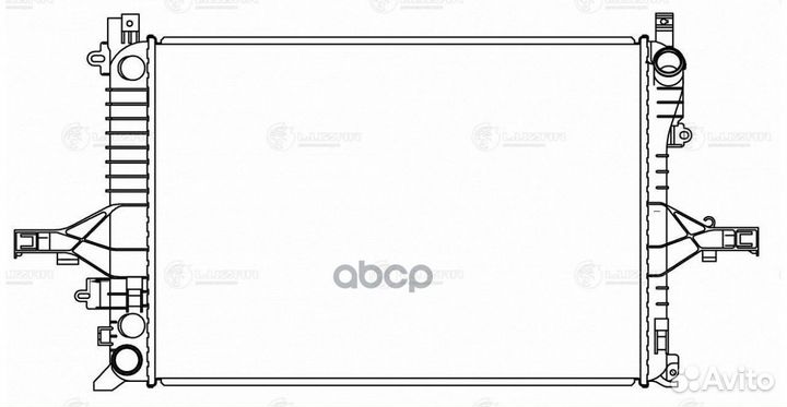 Радиатор охл. для а/м подходит Volvo S60 (00)