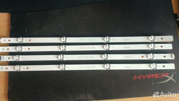 Планки подсветки для ЖК телевизора LG 49LH570