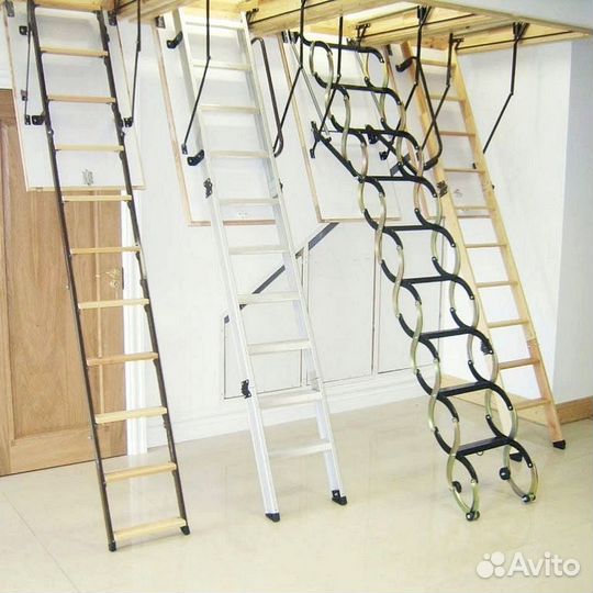 Чердачная лестница с люком