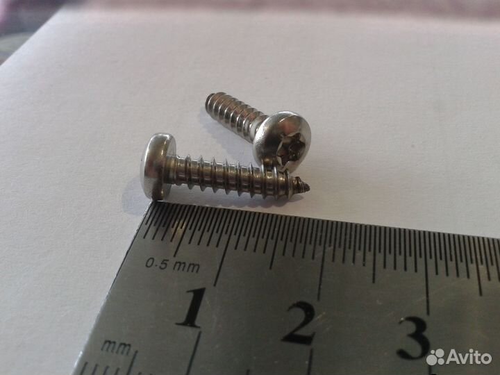 Саморез полукр/гл крест/шл/ Din 7981 A2 C 4,2х16