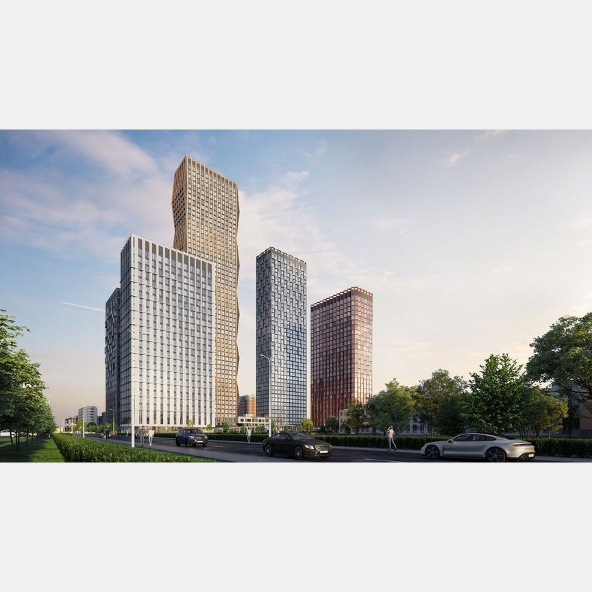 2-к. квартира, 49,7 м², 12/23 эт.