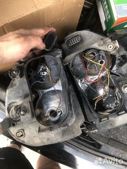 Передние фары на priora 1