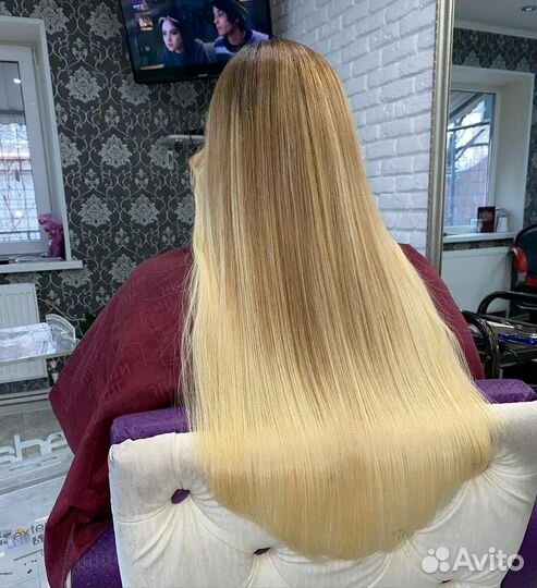 Наращивание волос, волосы в наличии