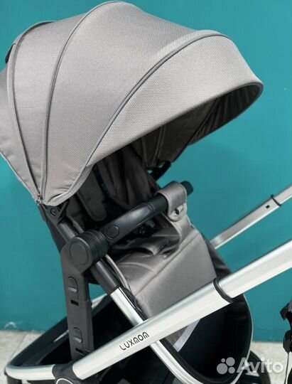 Коляска 3 в 1 Luxmom 780 серая