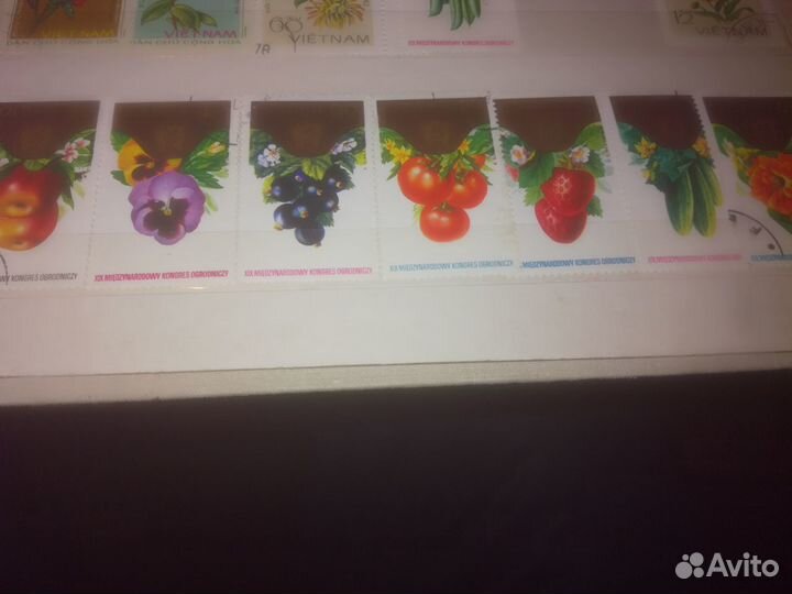 Марки,Цветы и растения