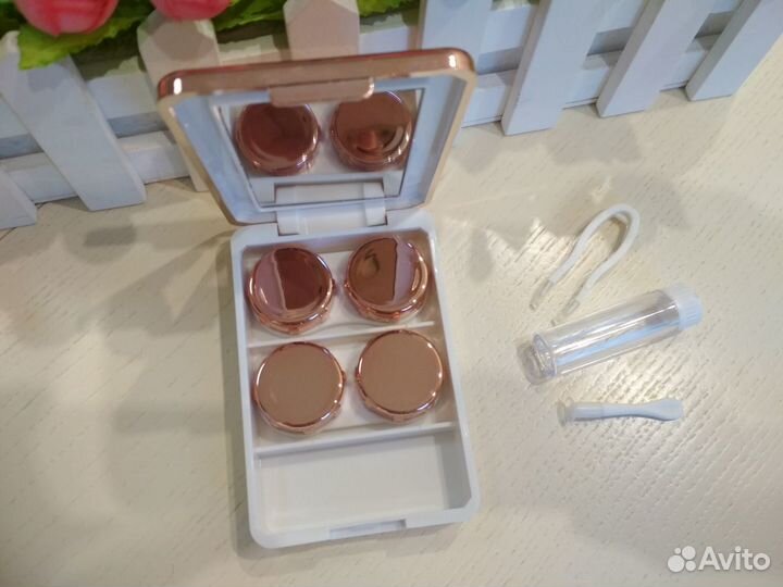 Дорожный набор для линз новый