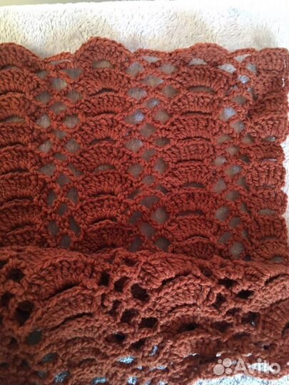 Новая Пряжа коричневая, шерсть, СССР, 6 мотков