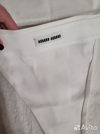 Комплект трусы и майка женские miu