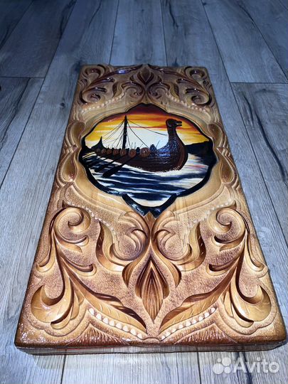 Нарды резные ручной работы