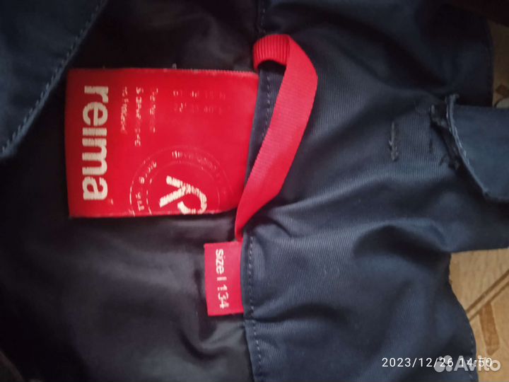 Зимние брюки reima рост 134