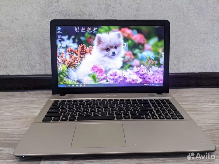 Свежий ноут Asus 4ядра/SSD