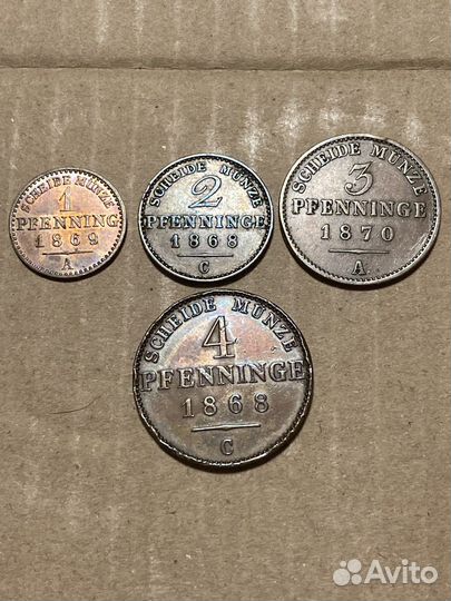 Остали 2 пфеннига и 4 пфеннига