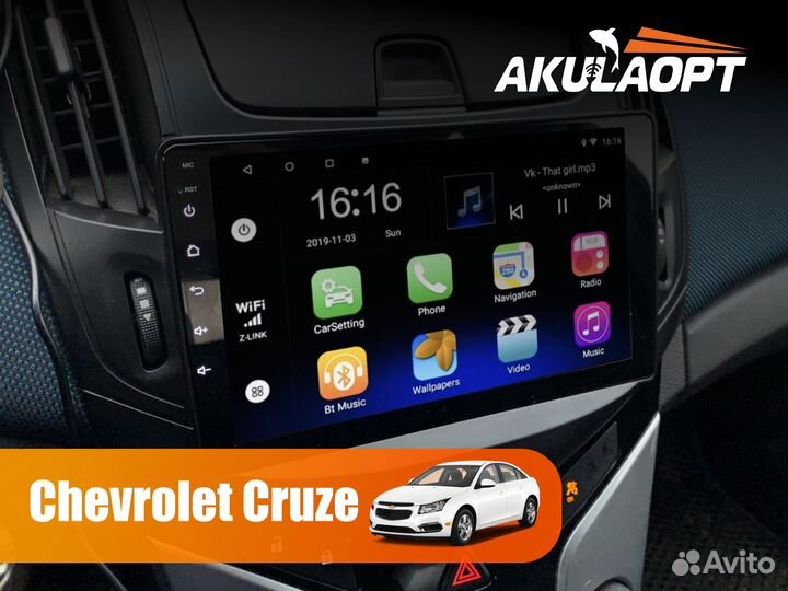 Магнитола Chevrolet Cruze 2013