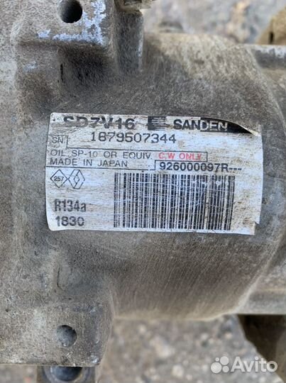 Компрессор кондиционера Renault Nissan